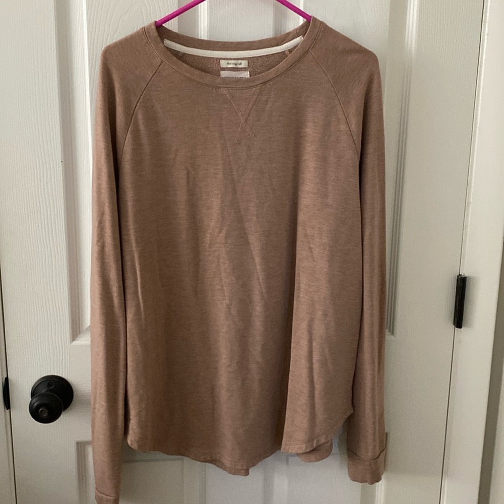 Thread & Supply. That cozy life long sleeved top. L